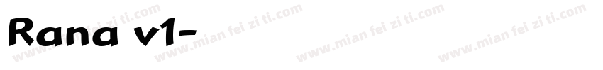 Rana v1字体转换